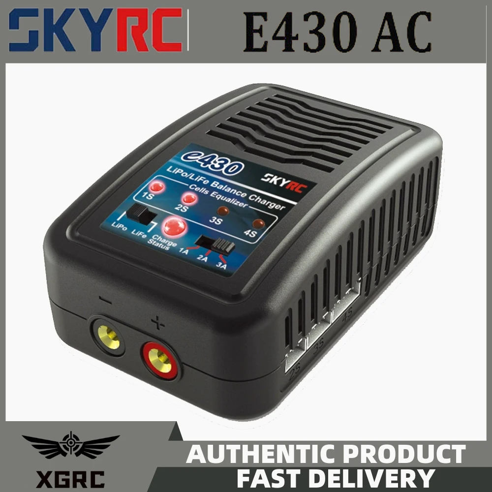 SKYRC E430 AC Balance Charger 30W 3A AC100-240V 2S 3S 4S For RC Car Drone FT010 FT011 Boat Lipo Balance Battery