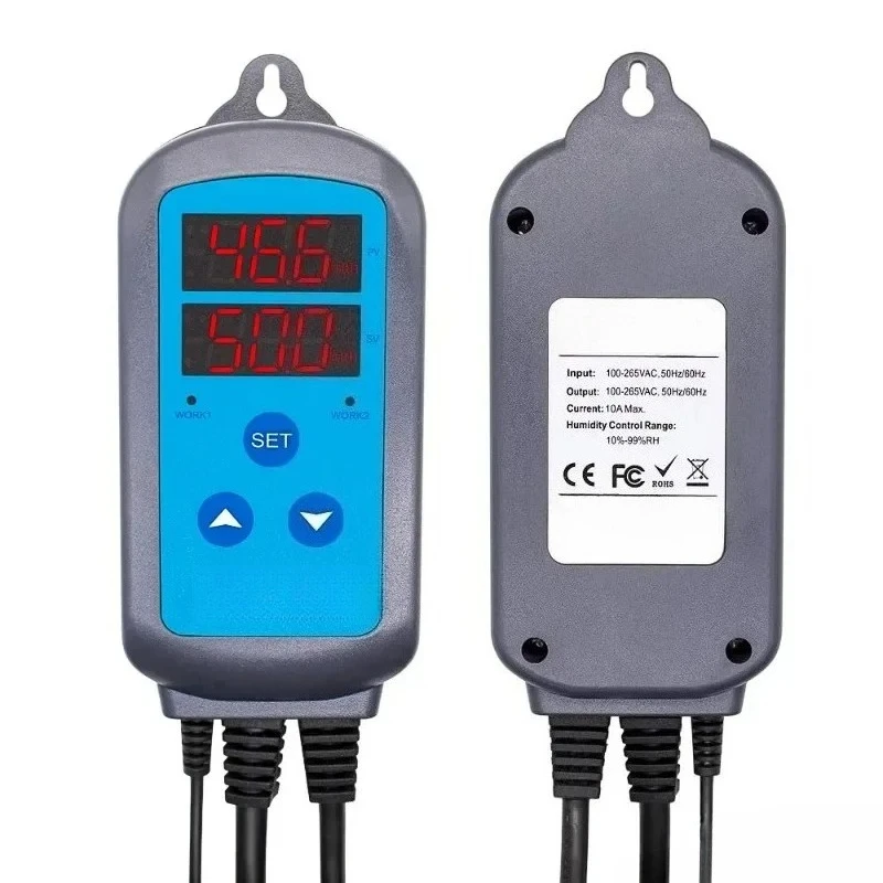 Humidifier Dehumidifier  Thermometer Aquariums IHC-200 Digital Dural Stage Humidity Controller