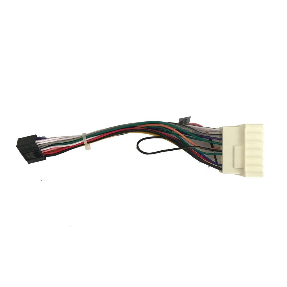 Android car radio Car Accessories Wire Wiring Harness Adapter Connector Plug For Hyundai Elantra santa fe  tucson KIA Cerato