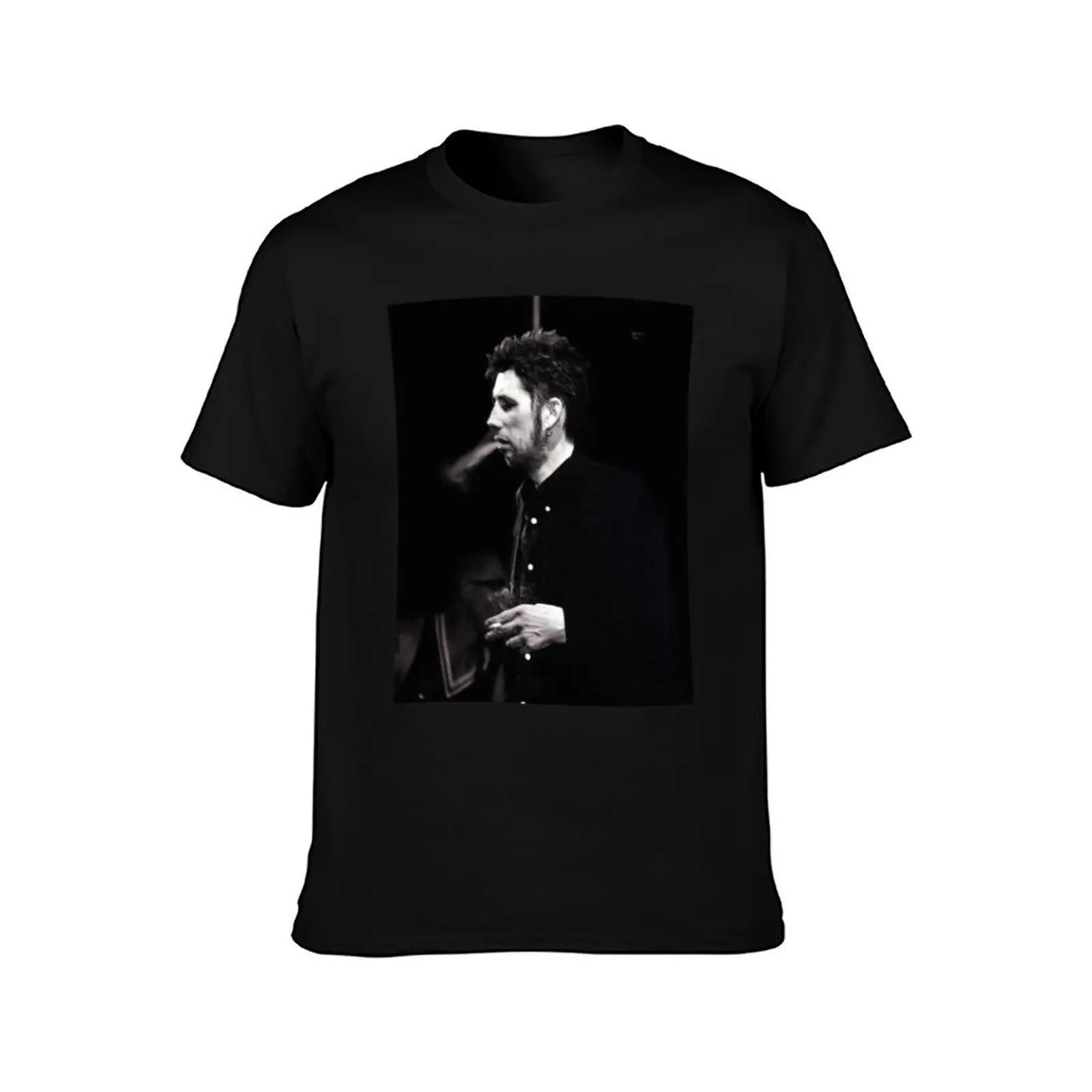 Shane McGowan Smoking II T-Shirt luxury clothing labubu heavyweights luxury t-shirt funny shirt cotton men graphic t shirts