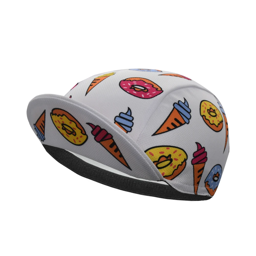 Coffee And Beer Donuts Cycling Hat Bike Caps For Men and Women Quick-drying Breathable Sports Outdoor Ride Unisex