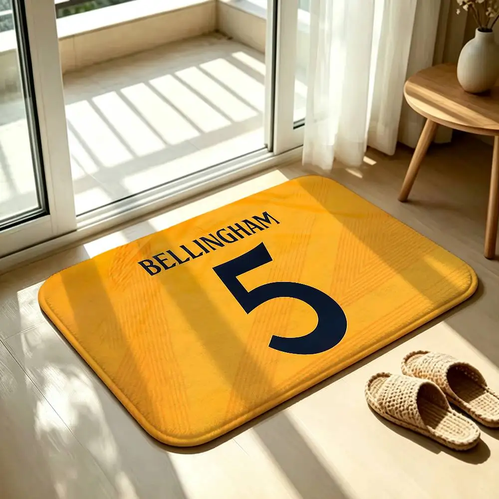 J-Jude B-Bellingham NO.5 10 Floor Mat Soft Non Slip for Entry Door Bathroom Indoor Home Decorative Carpet