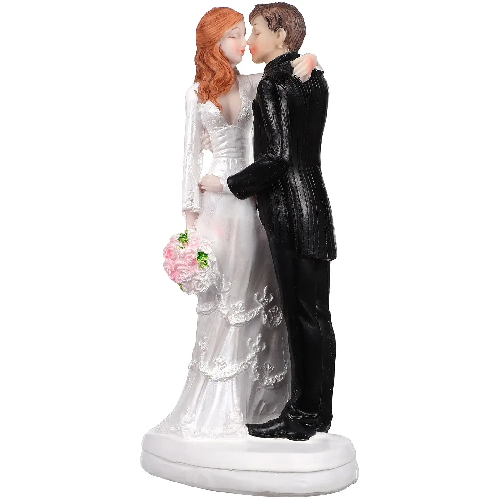 

2Pcs Wedding Couple Figurines Resin Bride Groom Statue Romantic Desktop Car Decor Lightweight Valentine S Day Gift For
