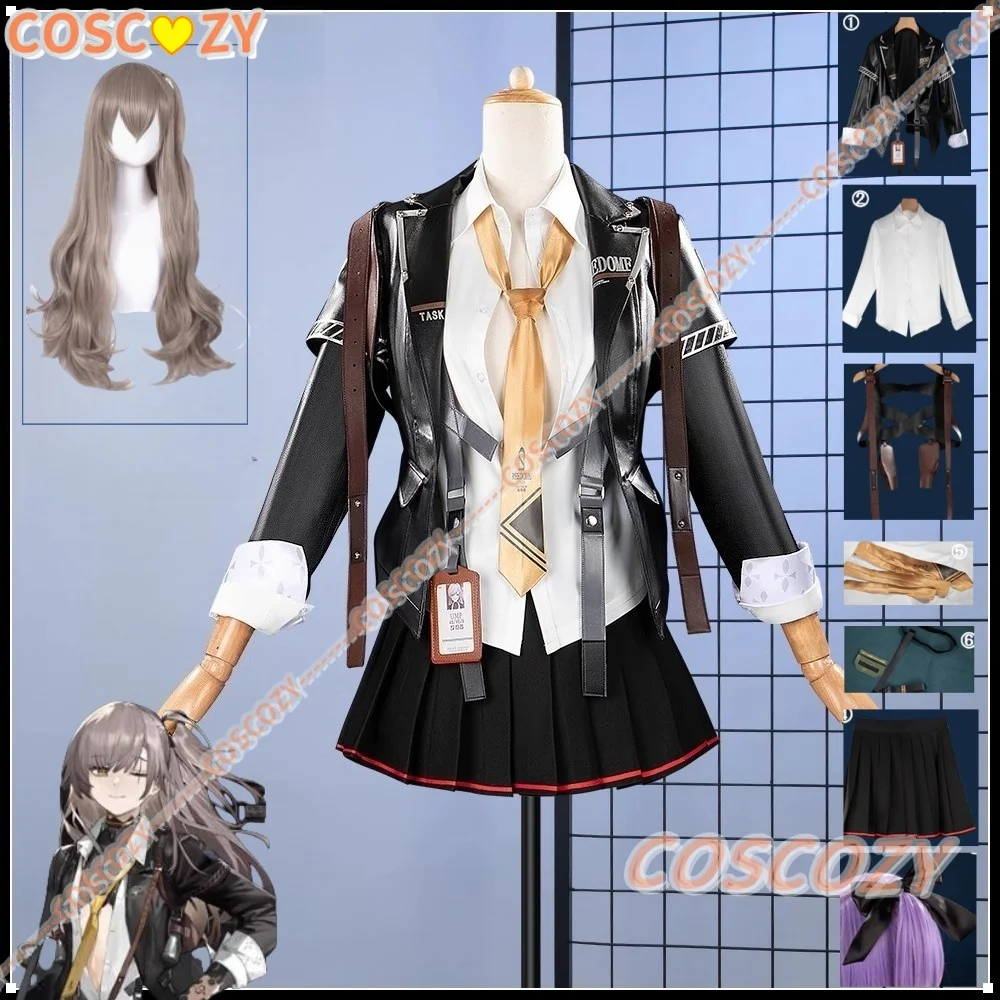 

Presale Leva UMP45 Cosplay Costume Wig Game Girls Frontline 2:Exilium Leva Cosplay Costume Anime Cartoon Role play Uniforms