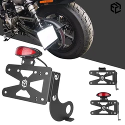 For RH975 Motorcycle Rear License Plate Mount Holder For Harley Nightster 975 With LED Light Bracket Accessories