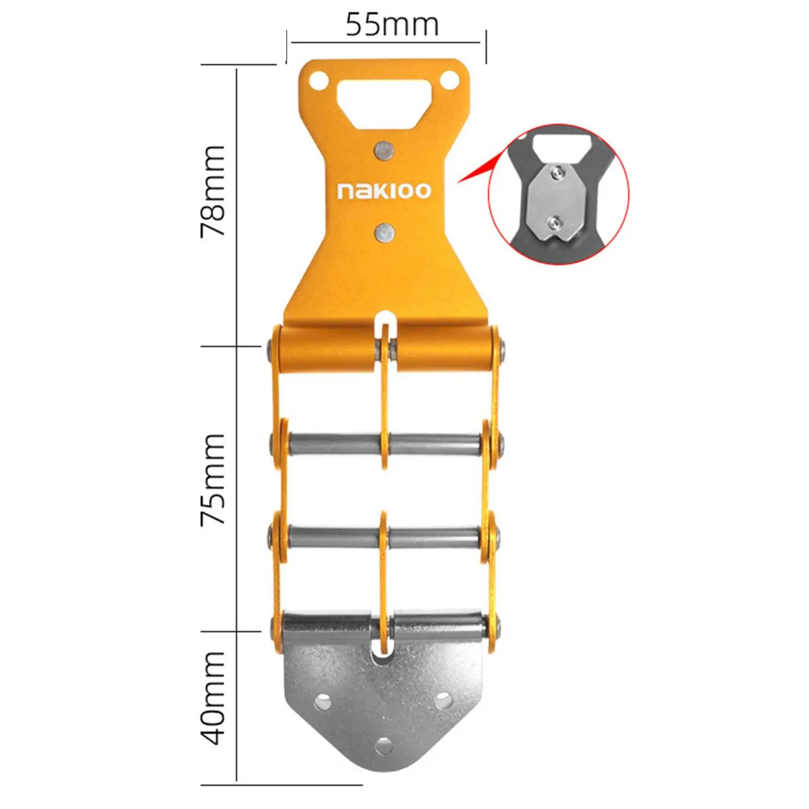 أداة الإفراج السريع حزام مشبك الملحقات DIY ترقية مكافحة قطرة قابل للتعديل سلسلة كليب استبدال #6