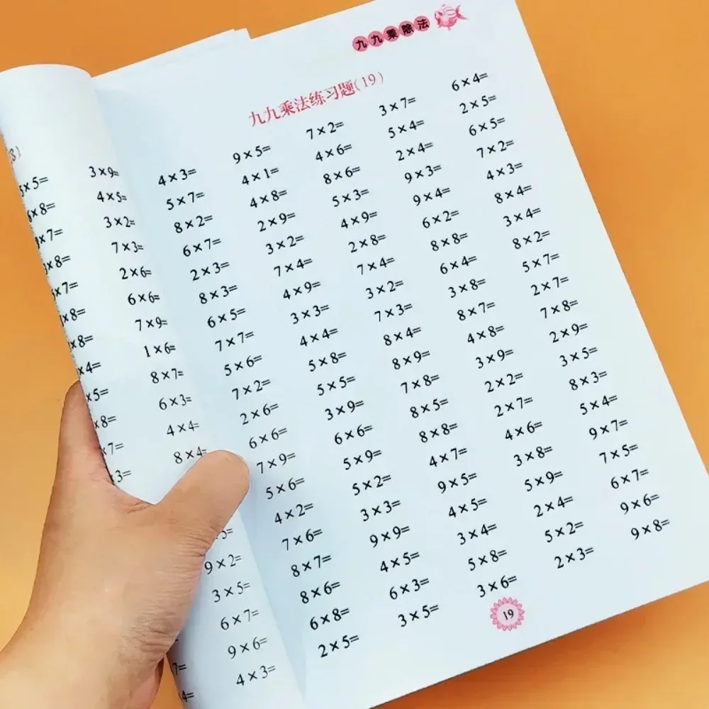 

Multiplication and Division Drills within 99 Math Workbook Uses for Times Table Memorization Grade 1 2 3 4 Kids