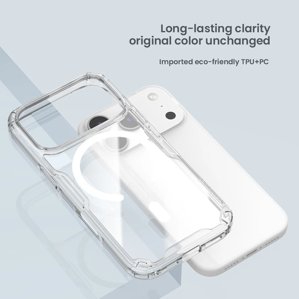 NILLKIN Für iPhone 18 Pro MAX Hülle Nature Pro Magnetische Hülle Passgenaue Klare Abdeckung Für iPhone 17 Pro Max/18 Pro Max 17 Pro 18 Pro – Detail 5