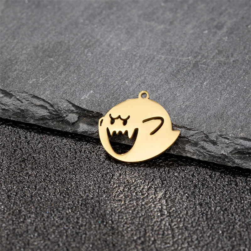 ステンレス鋼のカボチャージフームペンダント,女性用,日曜大工のジュエリー,ハロウィーンのパーティーの装飾,トレンディなギフト