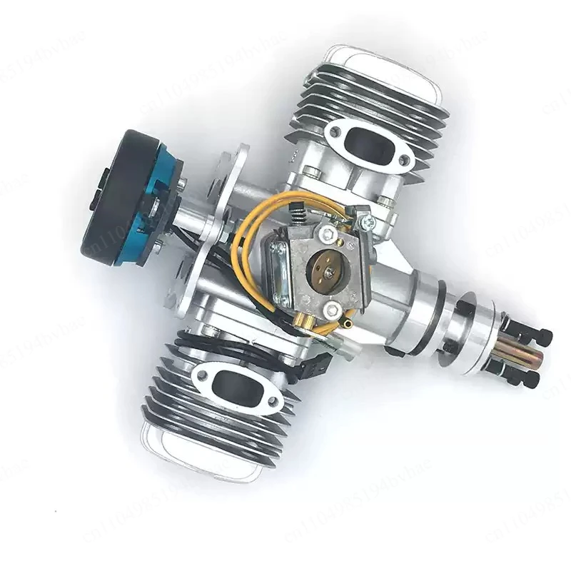 DLE60 model aircraft engine two-cylinder two-stroke with power generation system 180W60CC displacement