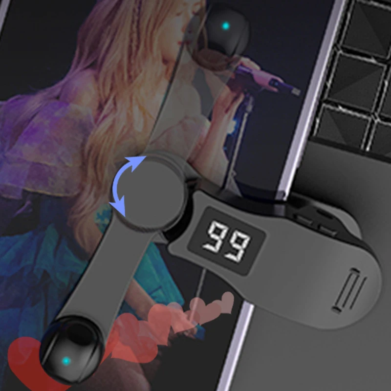 Digital Auto Screen Clicker For Smart Phone Apps Video Live Streaming Gadget Smartphone Game Screen Touch Tripods Tapper