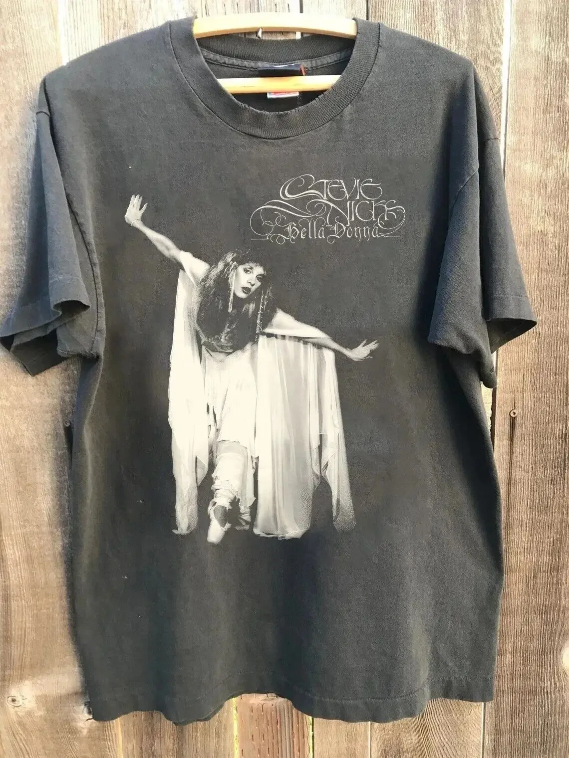 Stevie Nicks Vintage T Shirt Gift for Fans Punk Retro Band Tee Classic Y2k Rock Top Print Casual Loose Street Wear Unisex
