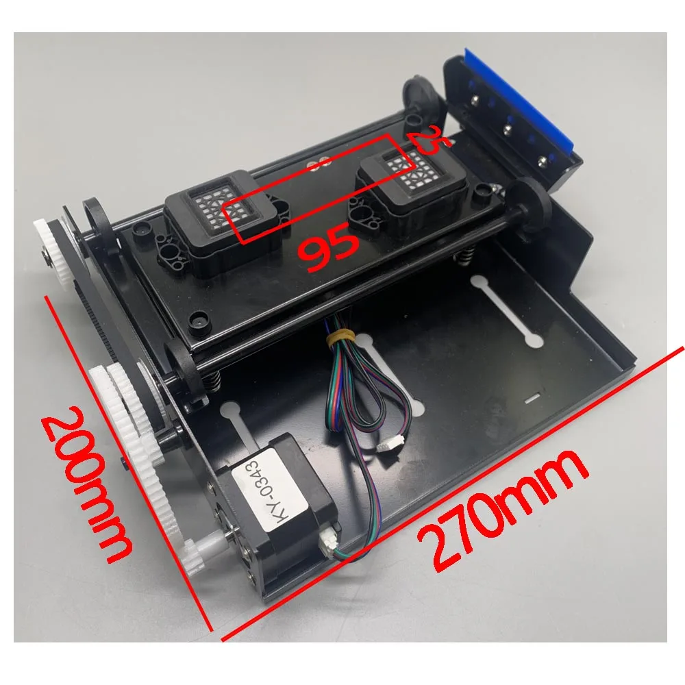 

Double Head lifting Capping Station for XP600 /I3200 Head Pump Assembly with Single Motor Aluminum alloy