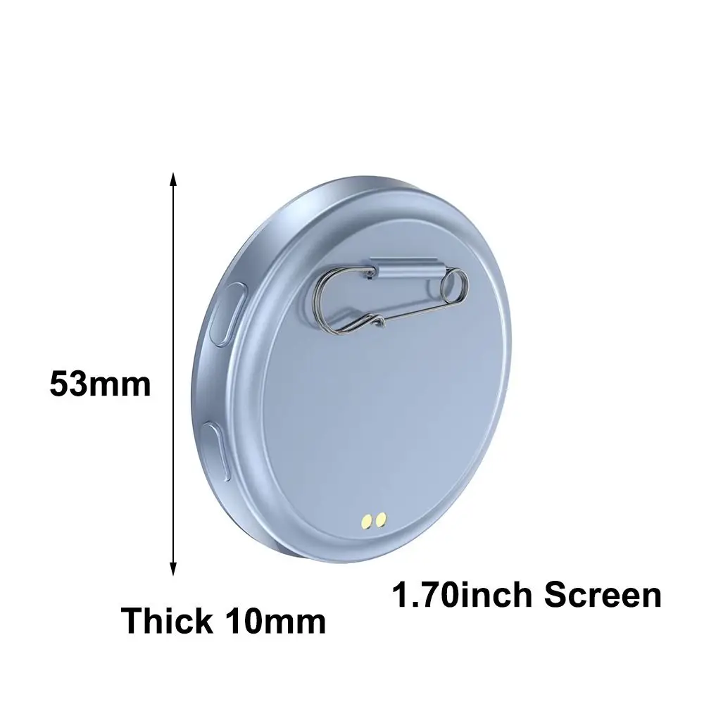 Smart Bluetooth Electronic Display Badge 7 Color LED App Control LED Badge Changing Images Two-Dimensional