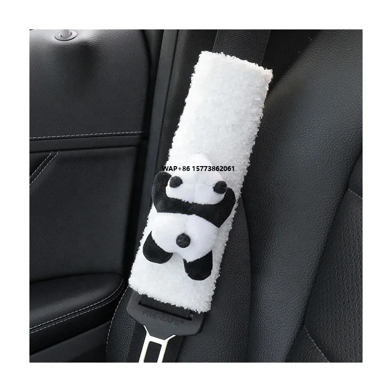 

Чехол на ремень безопасности автомобиля, милый мультяшный дизайн, креативный защитный чехол для ремня безопасности, аксессуары для украшения интерьера автомобиля