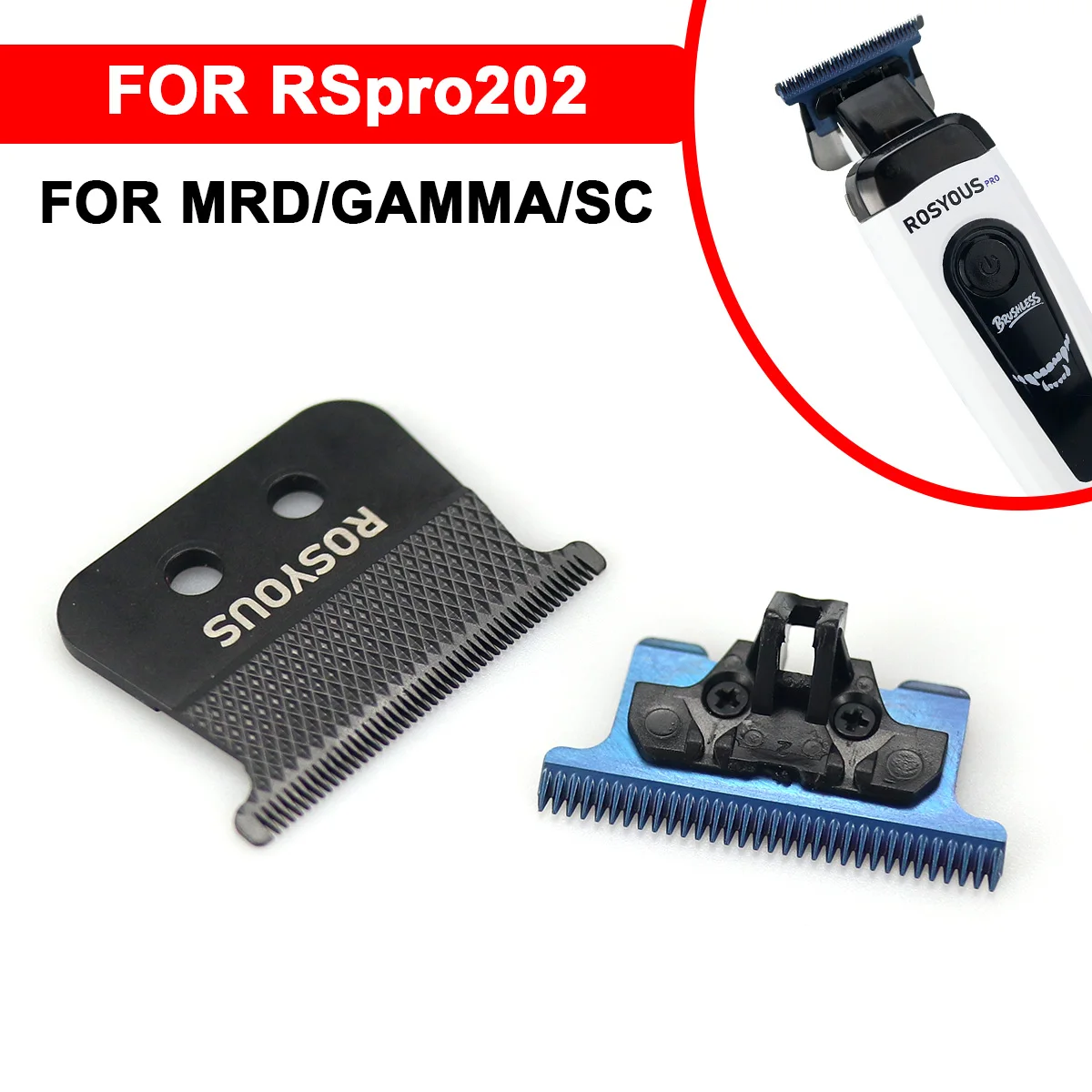 

For ROSYOUS Original Replacement Cutter Head for Men's Hair Clipper Trimmer Repair Parts Professional Barbershop Blade