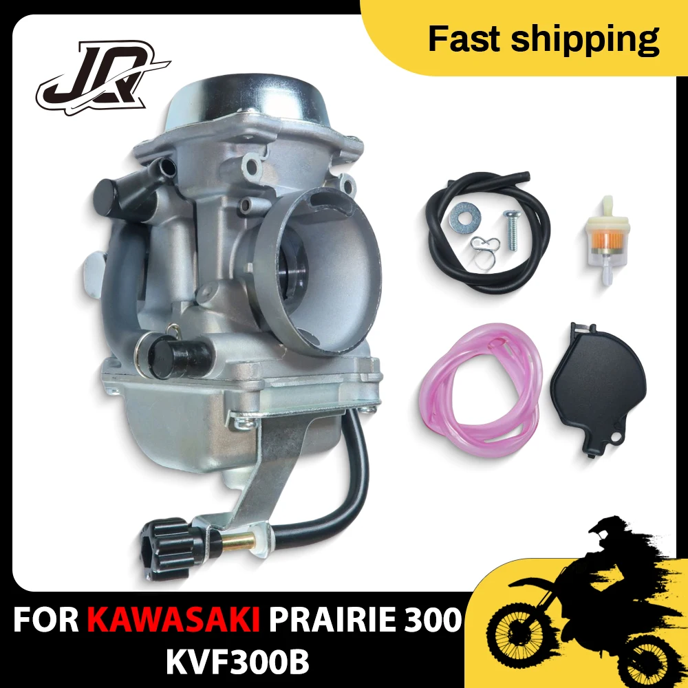 

KVF300 Carb For Kawasaki Prairie 300 KVF300B KVF300A 2X4 4X4 1999-2002 4x4 ATV Motorcycle Carburetor