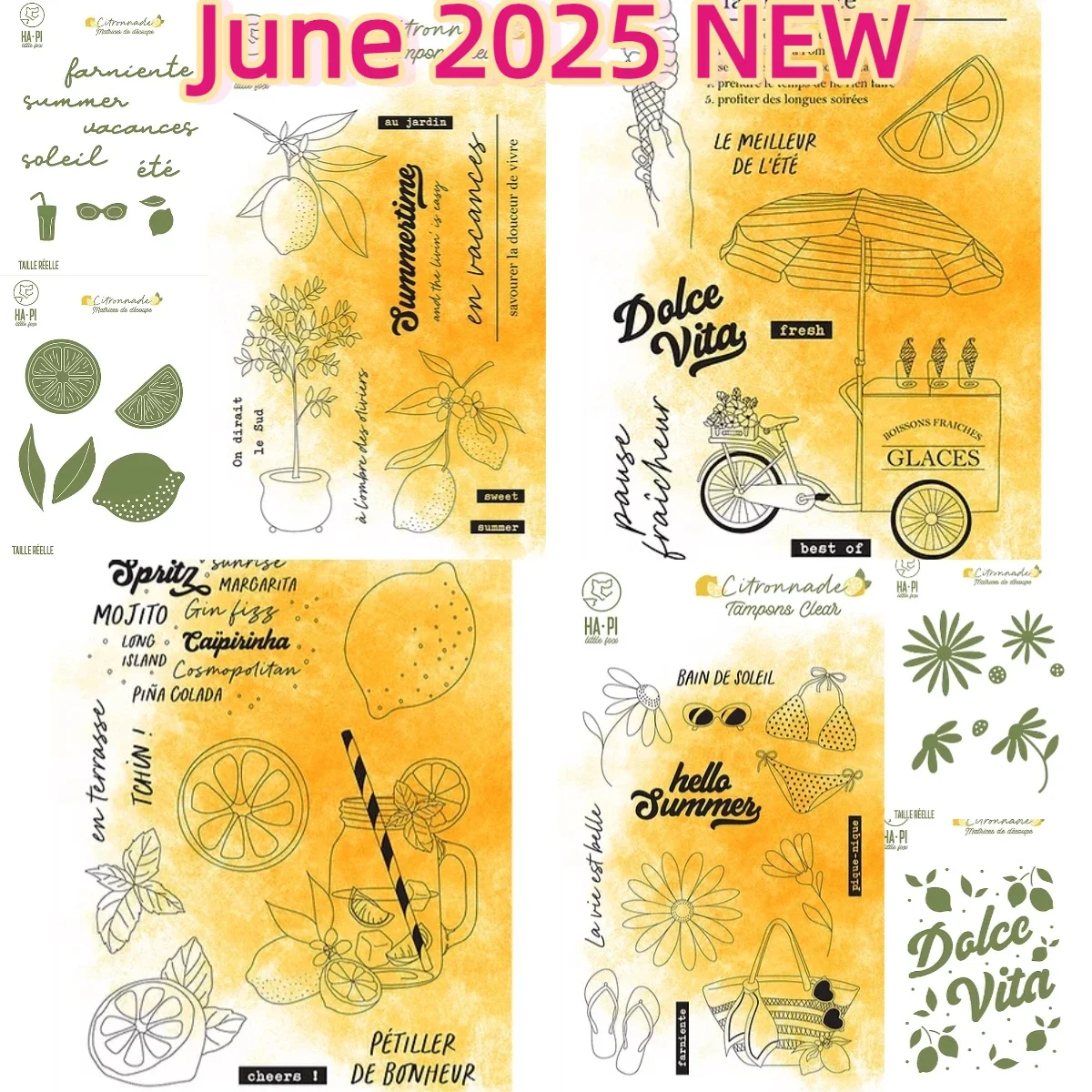 

Lemon Tree Stamps 2025 NEW Cutting Dies Scrapbook Diary Decoration Stencil Embossing Template DIY Greeting Card Handmade