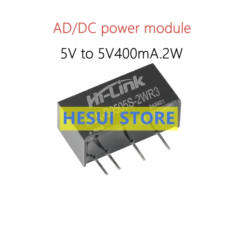HLK-B0505S-2WR3 DC-DC isolation Power module 5V to 5V400mA2W short circuit protection