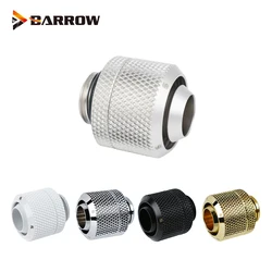 Barrow – raccords de Compression manuelle pour tuyau, connecteur d'extension de tuyau souple pour boîtier d'ordinateur G1/4