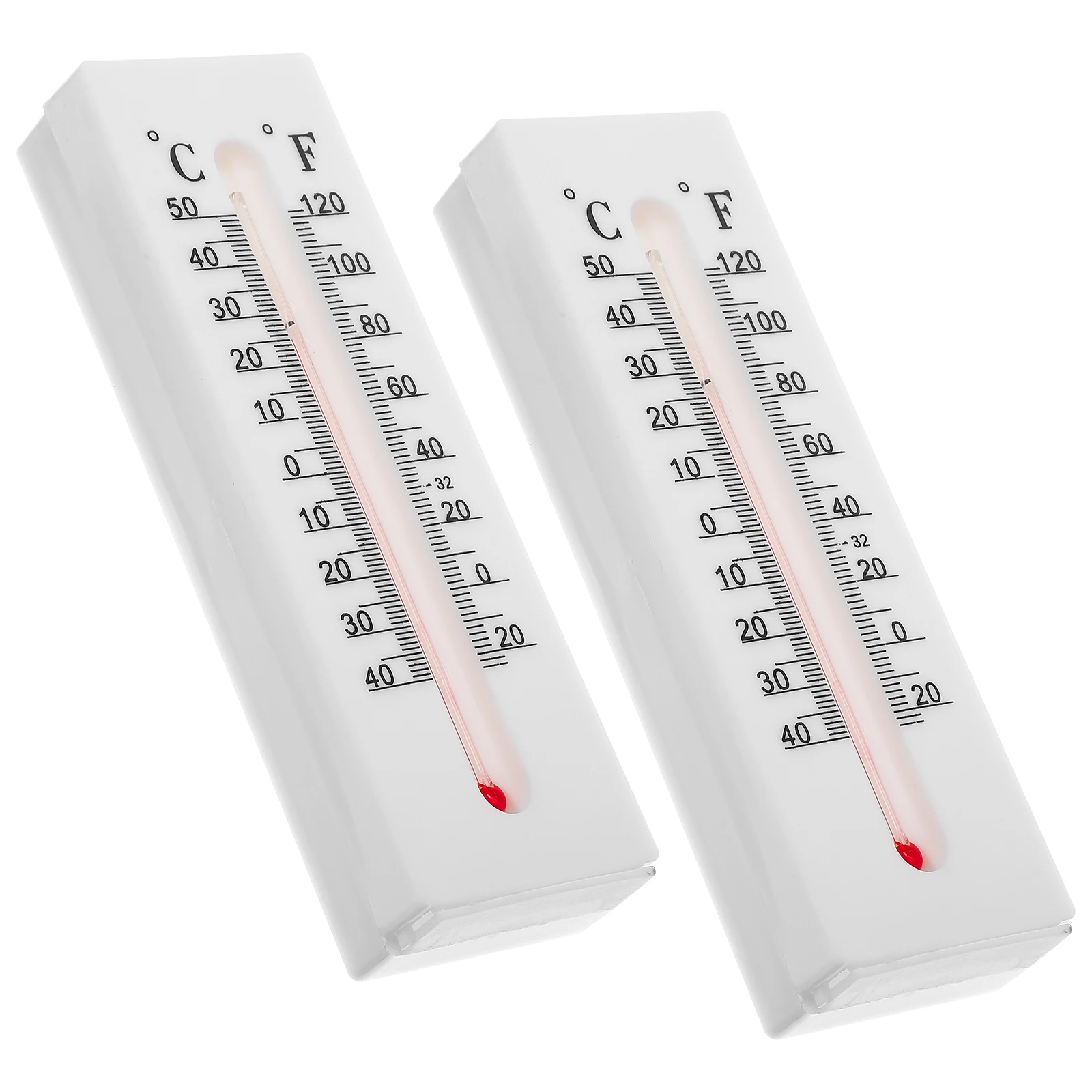 

2 pcs Key Hider Outdoor Thermometer Decorative Hidden Key Storage Box For Outside Wall Mount Use Large Capacity Holds Keys Coins