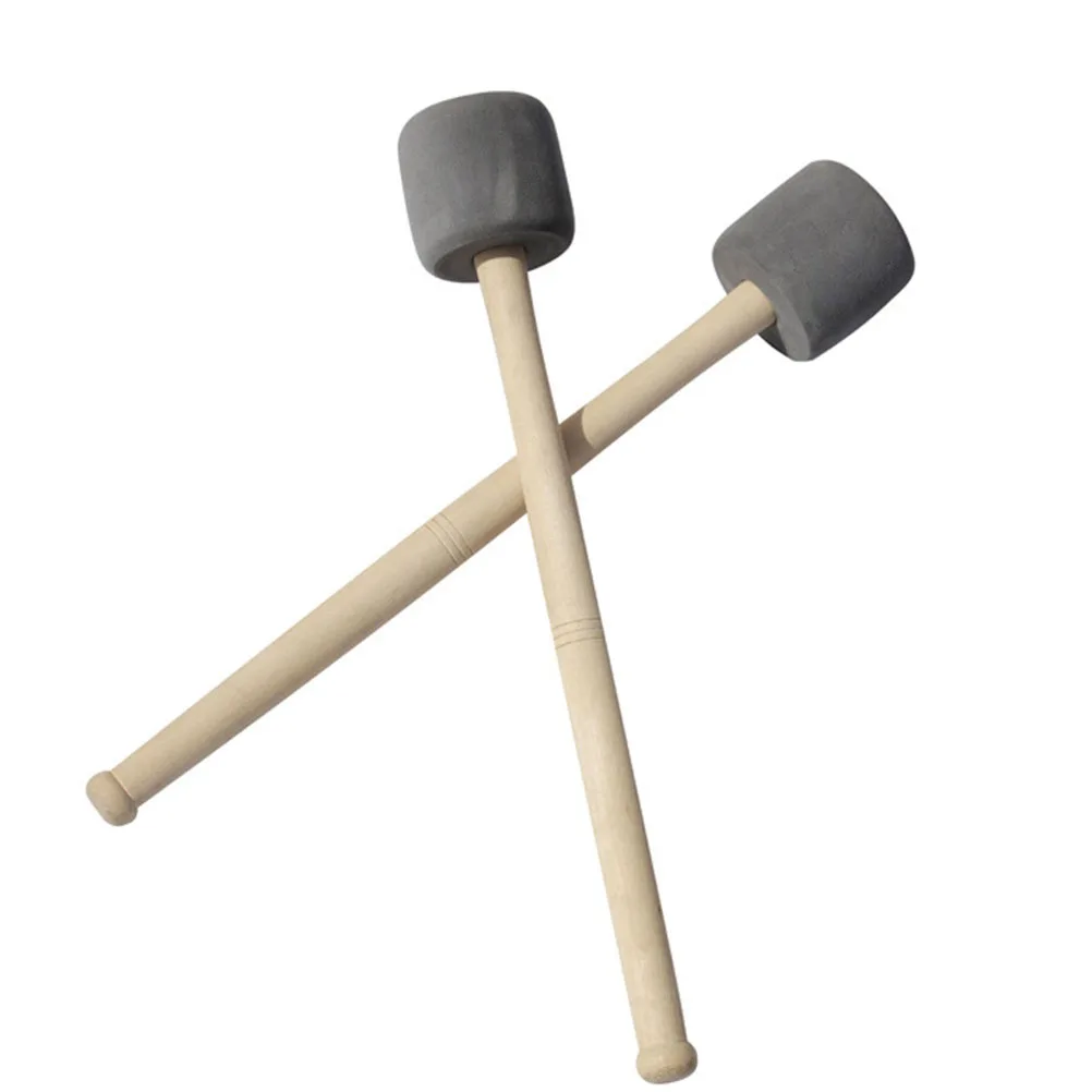 

2pcs Foam Head Wood Handle Percussion Instrument Accessory For Bass Drum Drum Mallets Sticks Instrument Parts