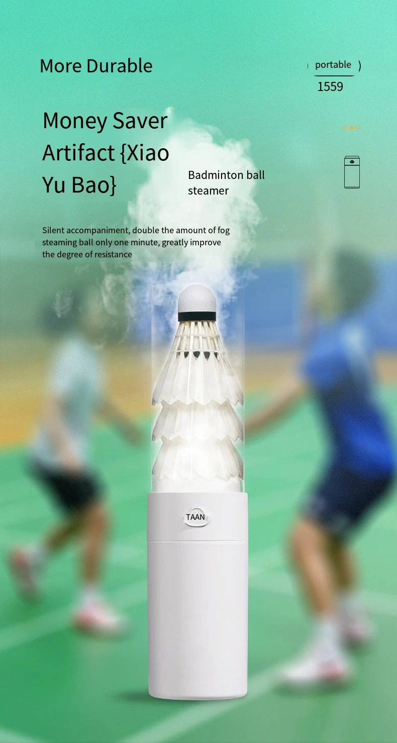 2023 New TAAN Badminton special steam ball fumigation machine humidifier GM370 easy to carry to improve the resistance to play