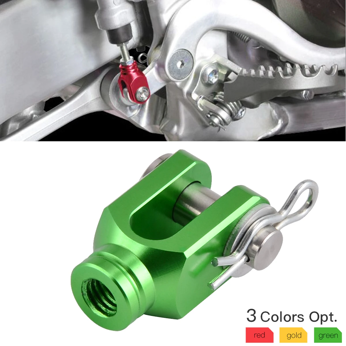 For Kawasaki KX 80 85 100 1998-2018 KX125 KX250 KLX125 KLX250 KLX 150S D-TRACKER 125 Rear Brake Clevis For Suzuki DRZ 400 S SM