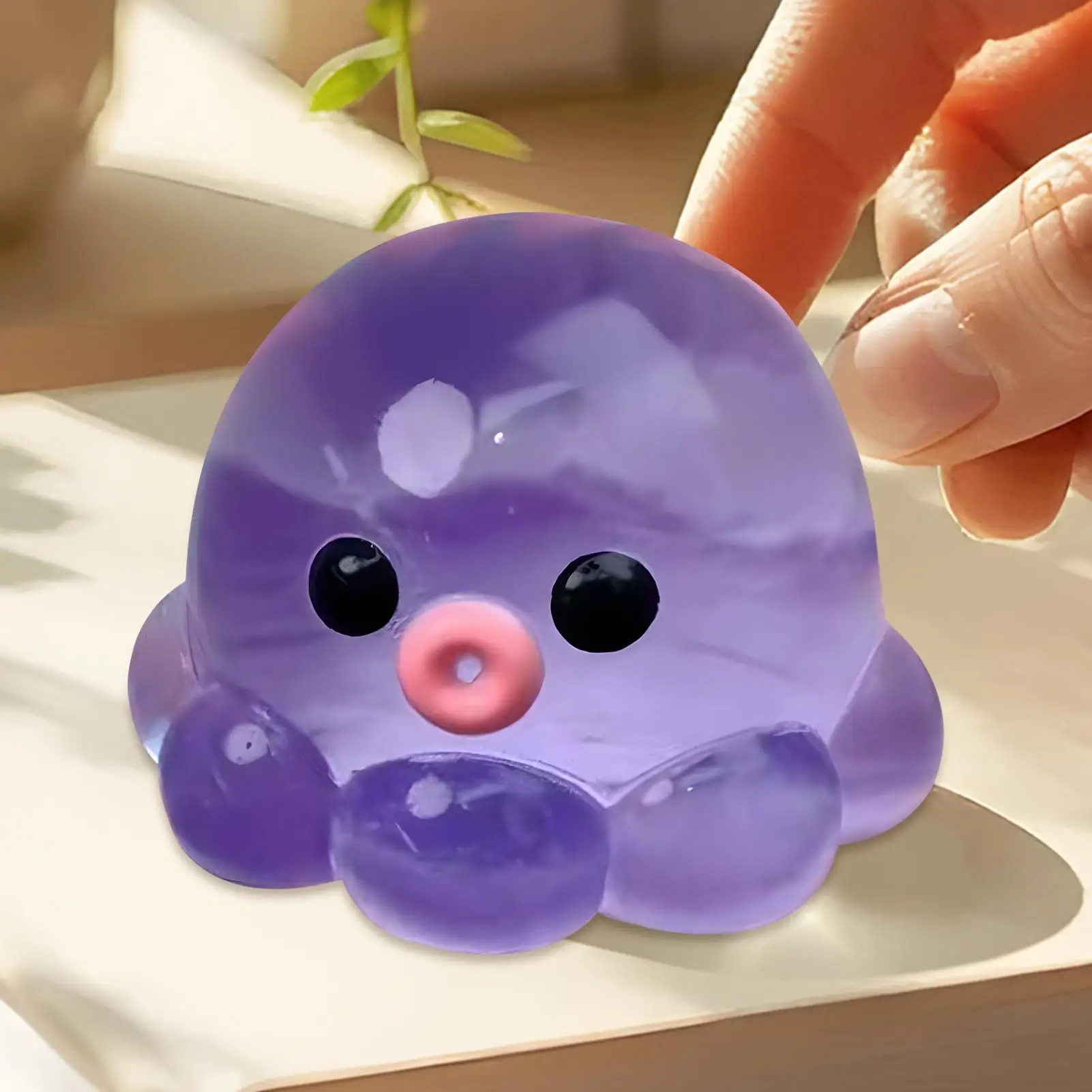 Homemade Bubble Octopus Squeeze Toy for Relax Fun Party Birthday Gift Slow Rebound TPR Portable Interactive Sensory Game Toys