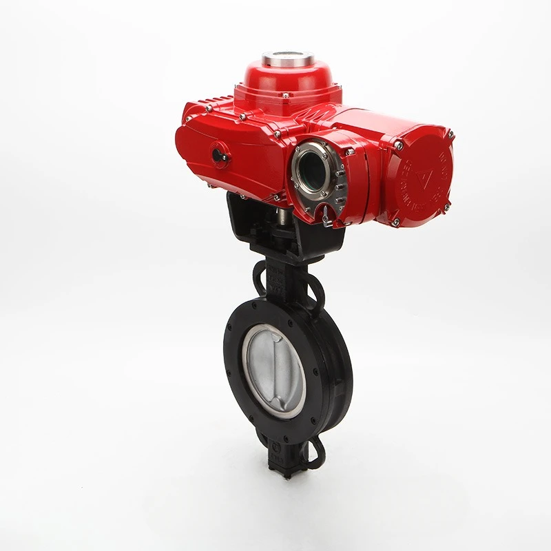 AUQ Small Electric High Performance Butterfly Valve Explosion-proof Fine Electric Actuator Valve Of Soft Seal Butterfly Valve