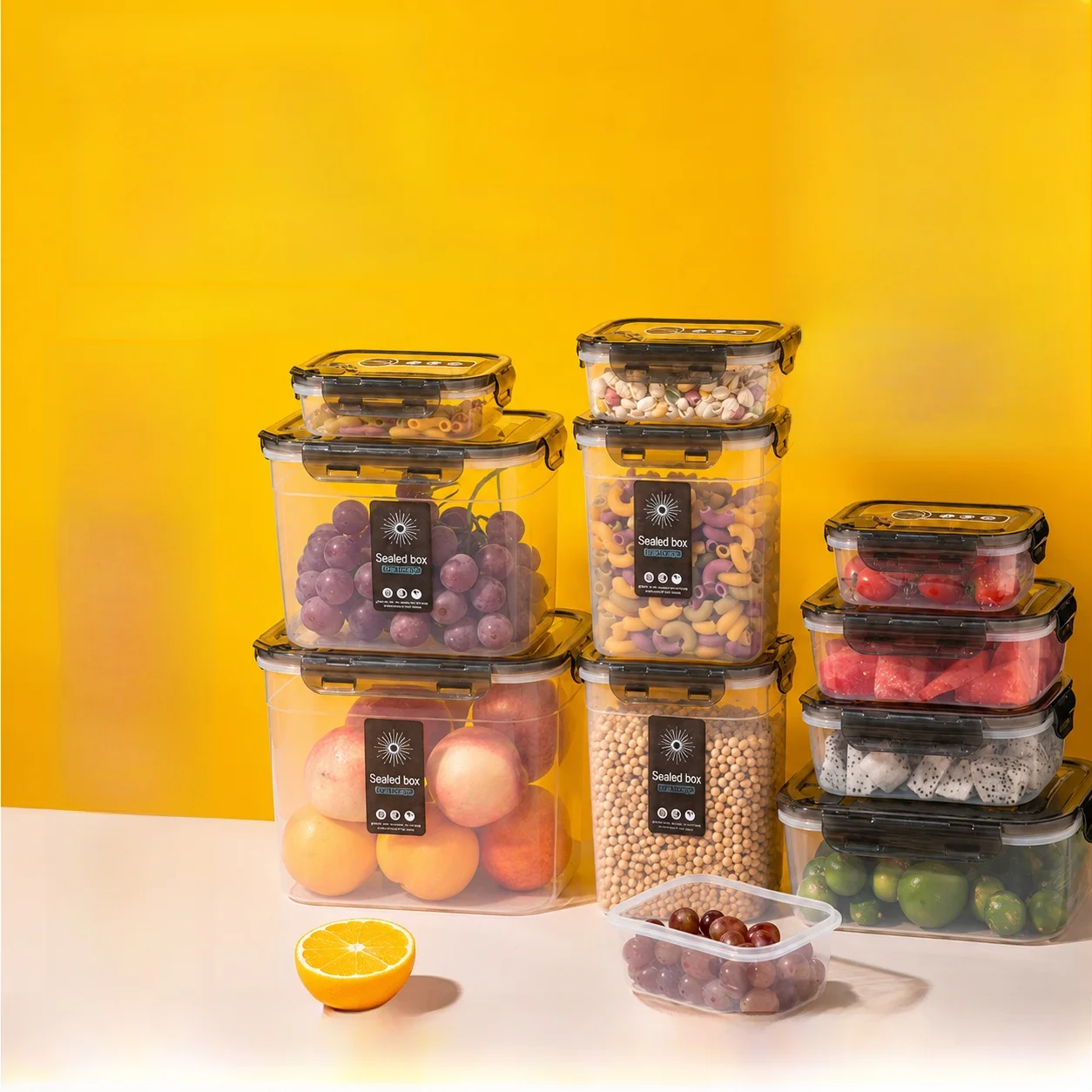 pot-en-plastique-hermetique-pour-le-stockage-en-cuisine-ideal-pour-les-fruits-secs-la-sauce-au-bœuf-l'huile-de-piment-l'ail-en-conserve-et-autres-usages-domestiques