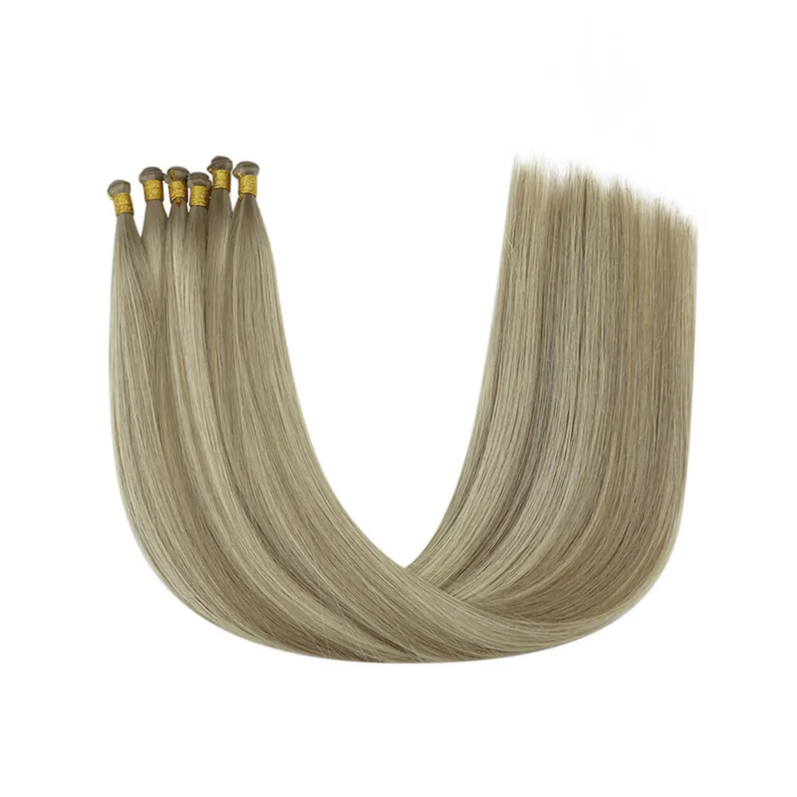 YoungSee Hand Tied Hair Sew In Hair 100% Virgin Human Hair Highlights Color Last 12 Months High Quality Hair For Woman