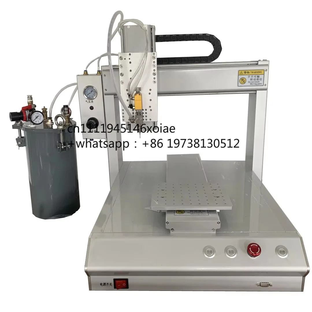 Epoxy Resin Automatic Dispensing Machine Manufacturing Factory Desktop Industrial Equipment with a 10L Pressure Tank