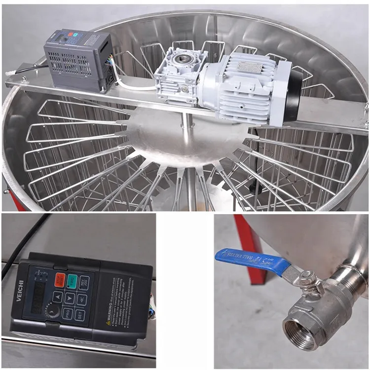 Picture 7: Honey Centrifuge for Beekeeping EquipmentAutomatic 24 Frames Reversible Honey Extractor Electric Motor