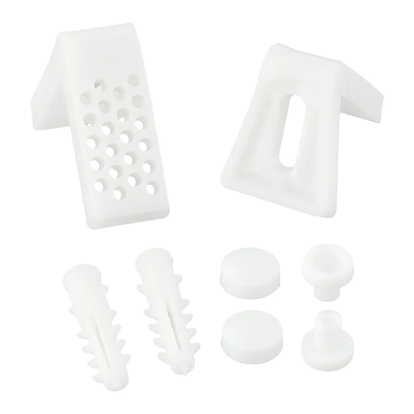 Bathroom Toilet Screws Fixing Kit Bolts Angled Fixing Kit Bolts Floor Pan Mounting Screws Parts Replacement Silver
