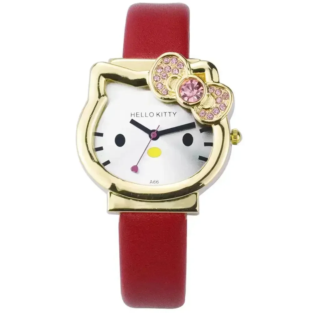 Cute Sanrio Children Hello Kitty WatchCartoon Watch Girl Quartz Watch Creative Birthday Gifts Manufacturers Wholesale Spot