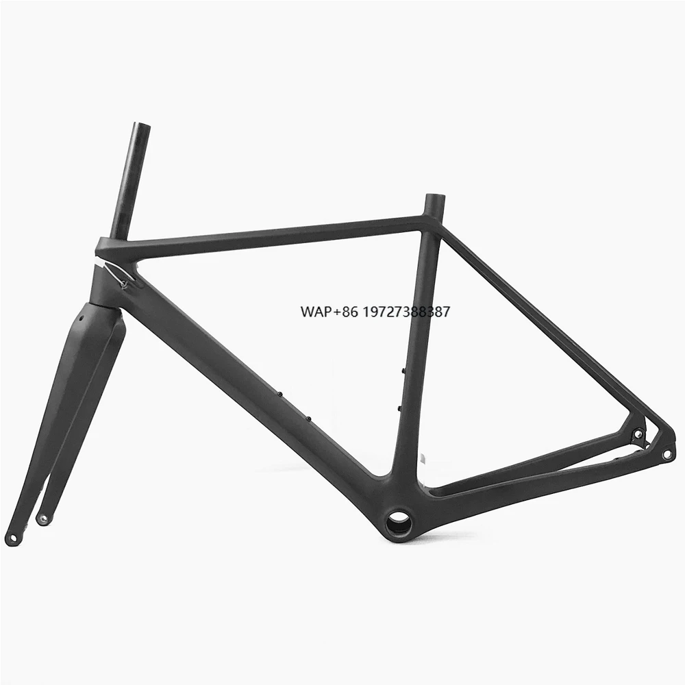 

Wholesale Carbon Gravel Bike Cycle Frameset Include Splash Guard Fork zero Degree Seat Post Bicycle Derailleur Hanger
