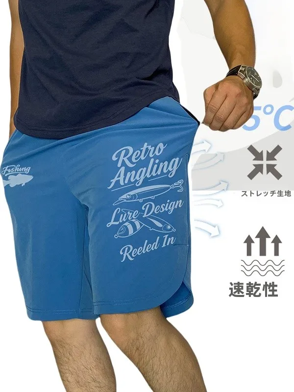 lightweight-short-pants-five-point-men's-lure-fishing-pants-quick-drying-summer-fishing-pants-elastic-fabric-casual-sports