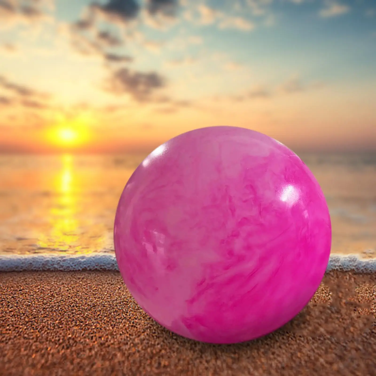 لعبة مائية للشاطئ في الهواء الطلق، كرة قابلة للنفخ باللون الوردي مقاس 22 سم من مادة PVC لحمام السباحة للأطفال، هدايا الحفلات والمتعة #3