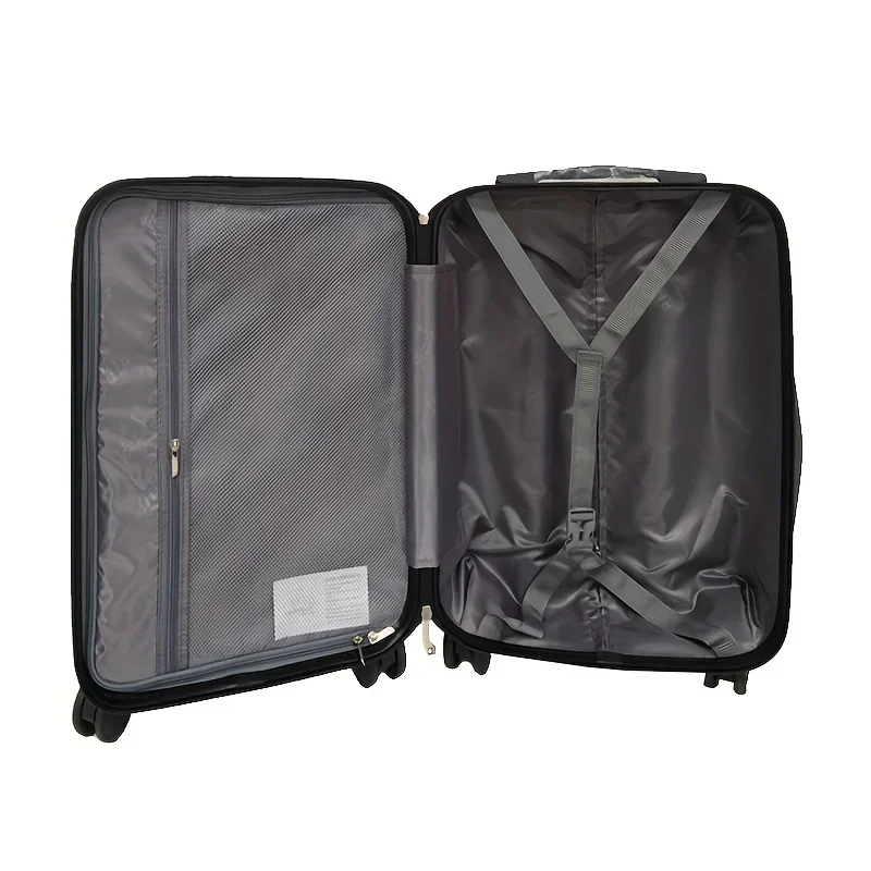 New Chic Love HeartCarry-on Suitcase Suitcases with Spinner Wheels, Durable ABS Hard Shell, Zip Closure for Travel