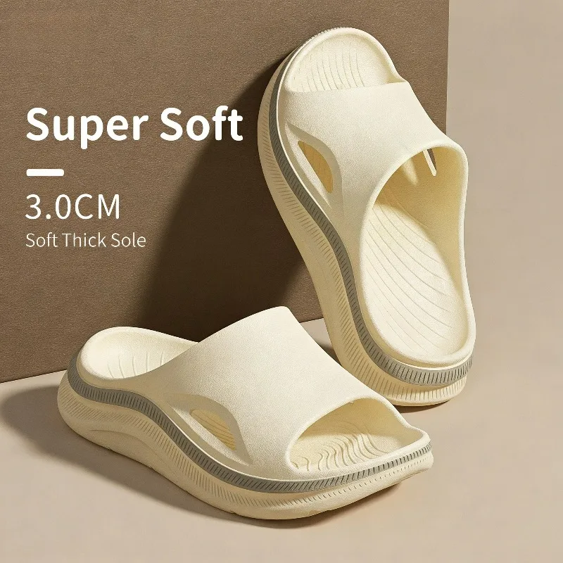 House Slipper Woman Platform Cloud Summer Sandal Men Flip Flops Beach Non Slip Home Sport Shoes Rubber Sneaker Female Male Thick