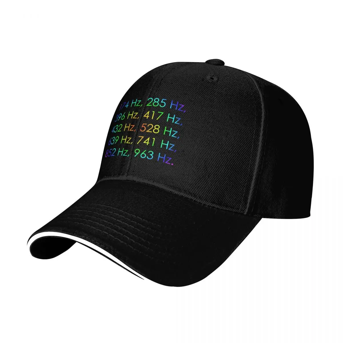 Solfeggio Healing Frequencies Baseball Cap Low Profile Unstructured Unisex for Men Women Outdoor Golf Running Hiking