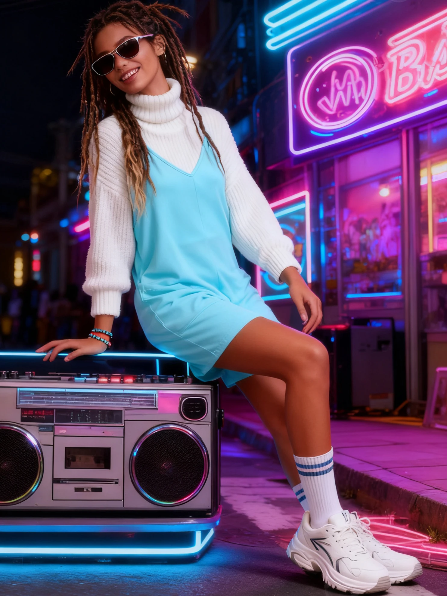 رومبير نسائي كاجوال بدون أكمام مع جيوب، بذلة قصيرة فضفاضة بحمالات رفيعة، بدلة لعب مريحة من قطعة واحدة متماسكة ومطاطة #2