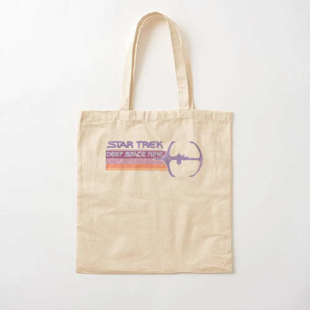 Star Trek Deep Space Nine Distressed Vintage Logo Tote Bag Handbags tote bags men the tote bag