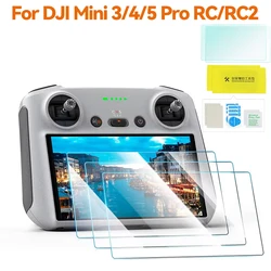 Pellicola protettiva per DJI Mini 3 /3 Pro Mini 4 Pro HD Pellicola salvaschermo in vetro Pellicola antigraffio RC 2 Accessori remoti