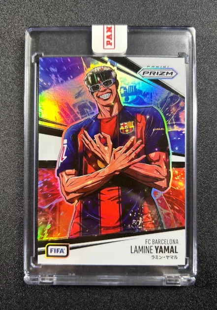 DIY Handgemachte Fußballstar-Replika-Karten Messi Ronaldo Yamal Mbappe Haaland Sammelkarten Bestseller Trend für Fußballfans