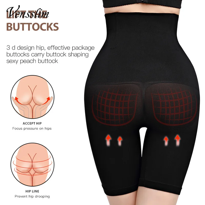 Vensslim Push Up Butt Lifter Women Slimming Pants Shapewear Tummy Control Panties High Waist Trainer Body Shaper Underwear