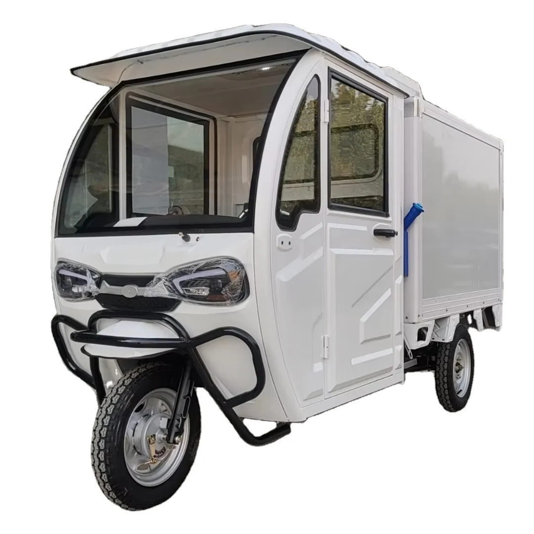 Refrigerated Tricycle Electric Tricycle Electric Refrigerated Dual System Three-wheel Temperature Range Controllable