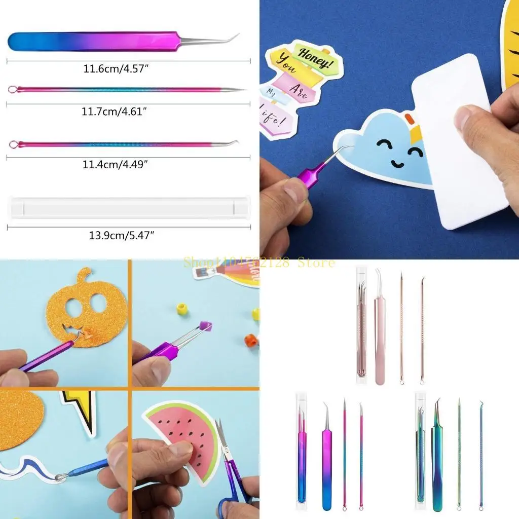 

Набор инструментов для прополки винила с коробкой для хранения, 3 шт./компл., аксессуары для самостоятельной работы, инструмент