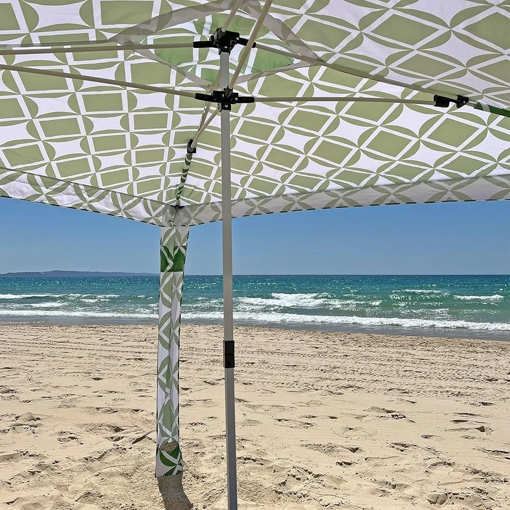 Easy Setup Beach Shade Tent UPF 50  Sun Protection Compact Portable Family Cabana Wind Resistant Outdoor Relaxation
